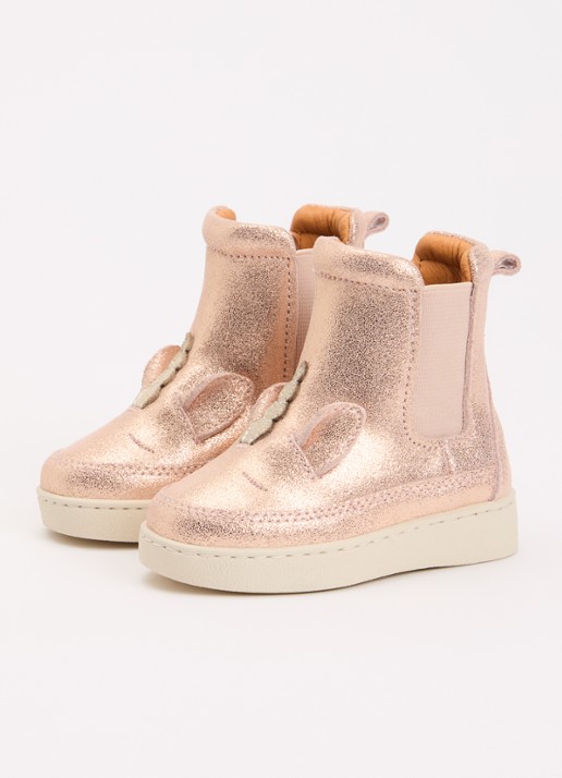 Donsje Amsterdam Kheera Boots | Unicorn - voorkant 7 roségoud
