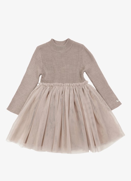 Donsje Amsterdam Lotus Dress - voorkant oudroze