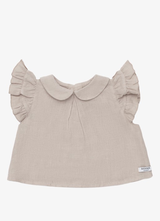 Donsje Amsterdam Mimi blouse in linnenblend