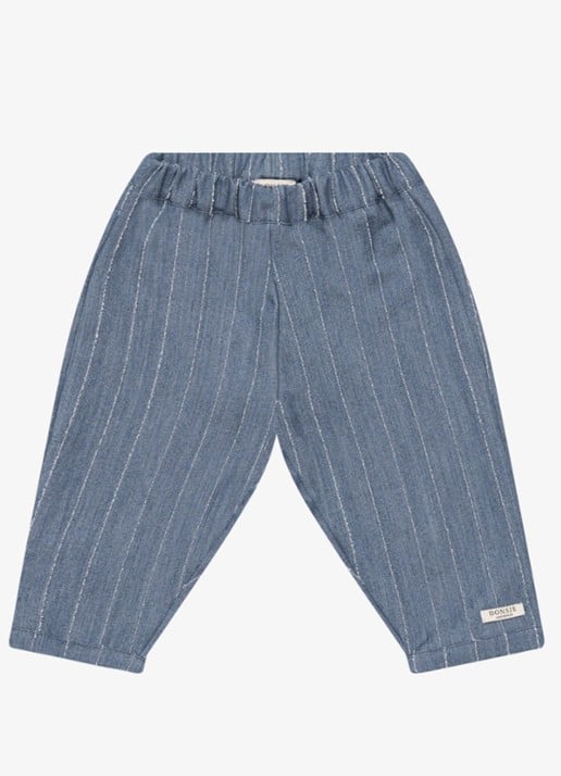 Donsje Amsterdam Mink broek met streepprint