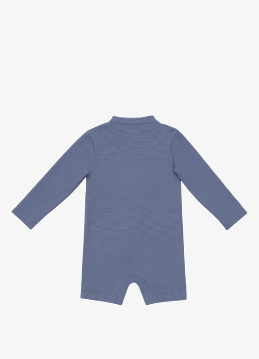 Donsje Amsterdam Monoah badpak met borduring - achterkant 5 donkerblauw