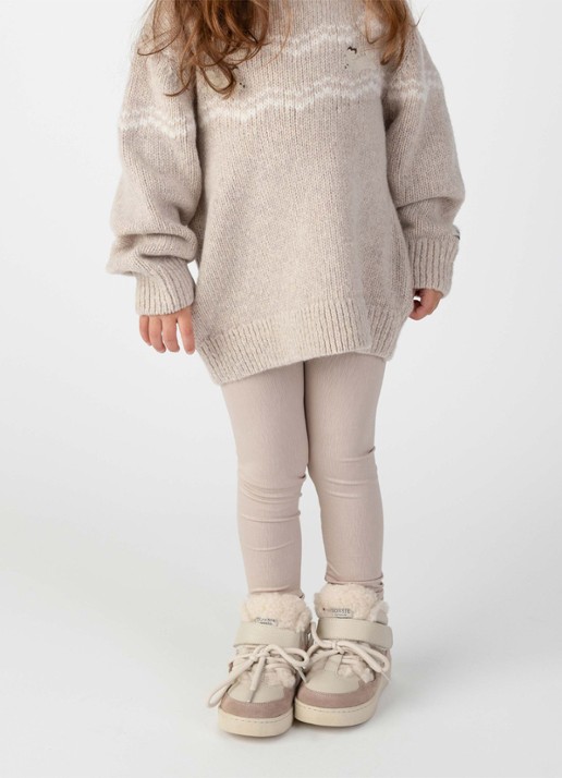 Donsje Amsterdam Nienja legging met logo - voorkant 4 lichtroze