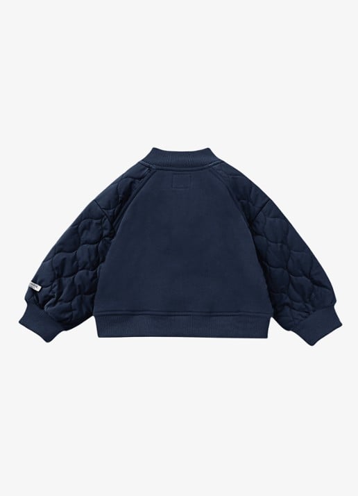 Donsje Amsterdam Noal jack met quiltpatroon - achterkant 5 donkerblauw