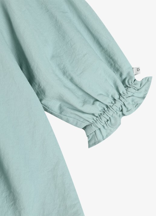 Donsje Amsterdam Nyari tuniekjurk met plooien - detail 5 blauw