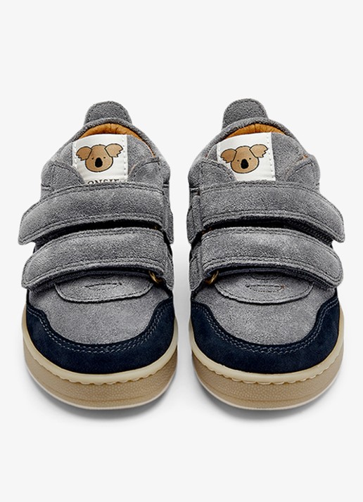 Donsje Amsterdam Pivalo sneaker van leer - detail 2 lichtblauw