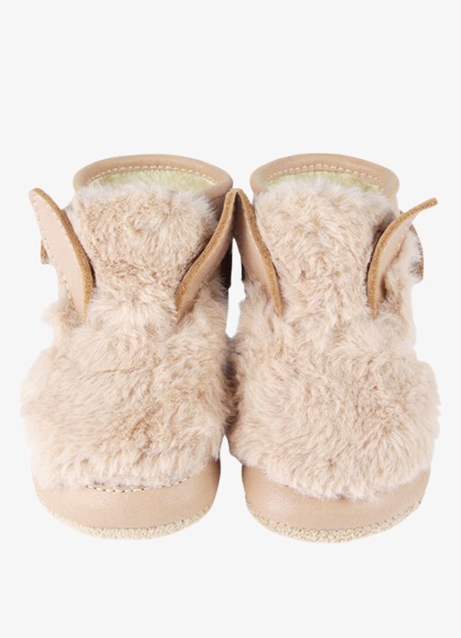 Donsje Amsterdam Richy Booties | Fluffy Bunny - detail 6 beige