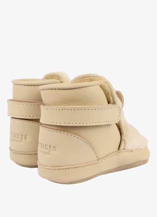 Donsje Amsterdam Richy Booties | Polar Bear - achterkant 10 creme
