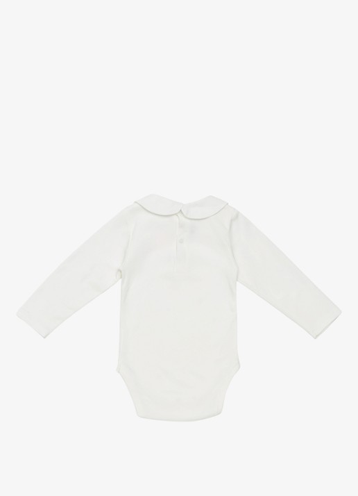 Donsje Amsterdam Romper met print - achterkant 3 gebroken wit
