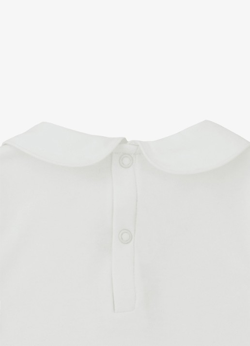 Donsje Amsterdam Romper met print - detail gebroken wit