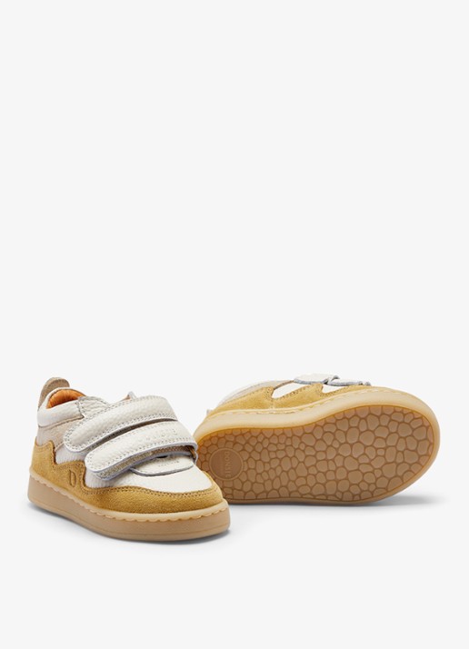 Donsje Amsterdam Sneaker van leer - detail 4 khaki