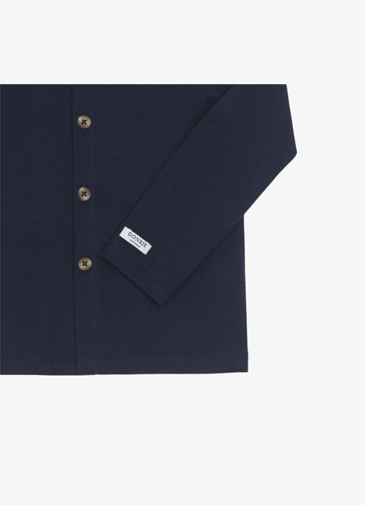 Donsje Amsterdam Touten Shirt - detail 7 donkerblauw