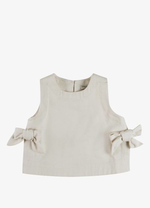 Donsje Amsterdam Veeri top met strikdetail