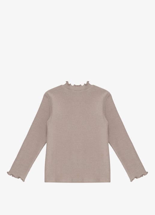 Donsje Amsterdam Wonsy Shirt - achterkant 6 donkerbeige