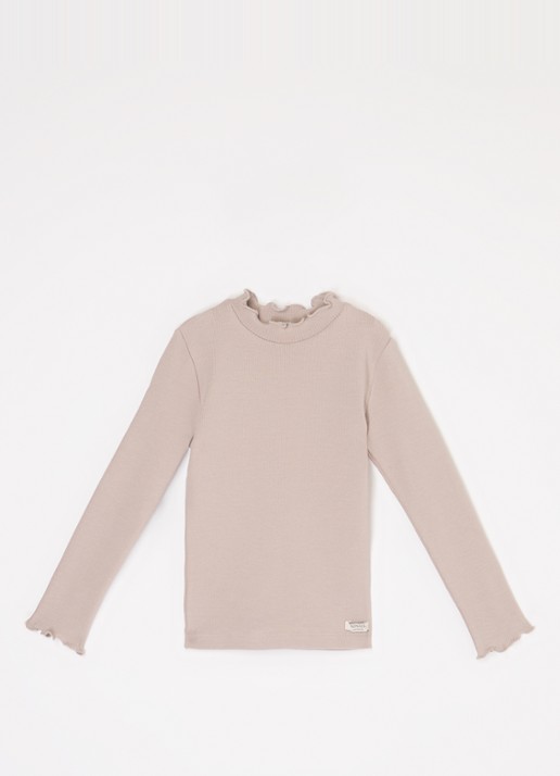 Donsje Amsterdam Wonsy Shirt - voorkant 5 donkerbeige