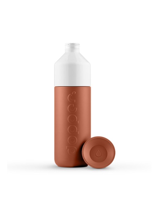 Dopper Draagkoord voor waterfles / thermosfles - detail 2 roestbruin