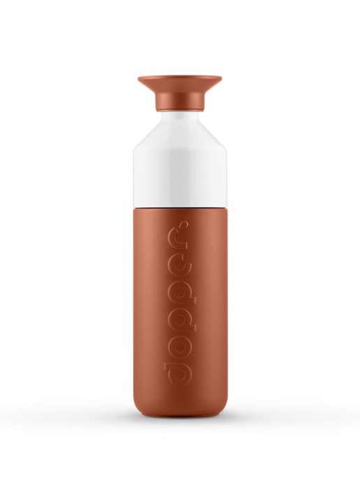 Dopper Draagkoord voor waterfles / thermosfles - voorkant 6 roestbruin