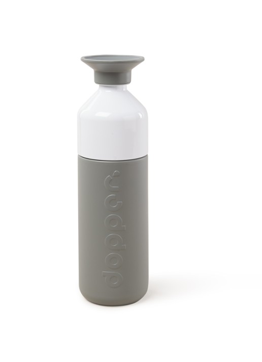 Dopper Draagkoord voor waterfles / thermosfles - voorkant grijs