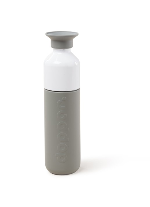 Dopper Draagkoord voor waterfles / thermosfles - voorkant lichtgrijs