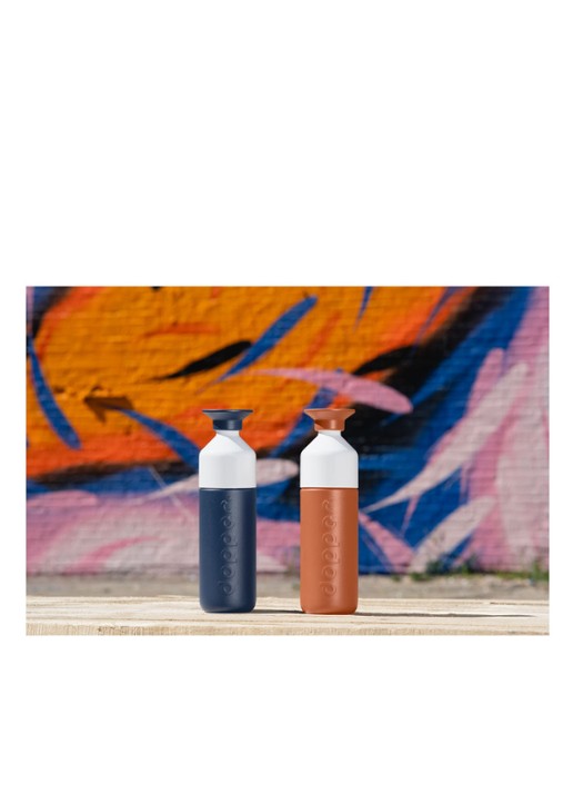 Dopper Insulated thermosfles 350 ml - detail 3 donkerblauw