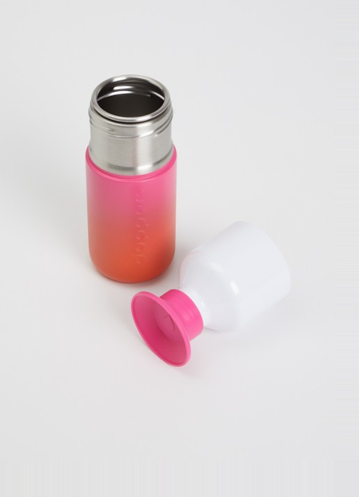 Dopper Steel waterfles 35 cl - voorkant 2 roze