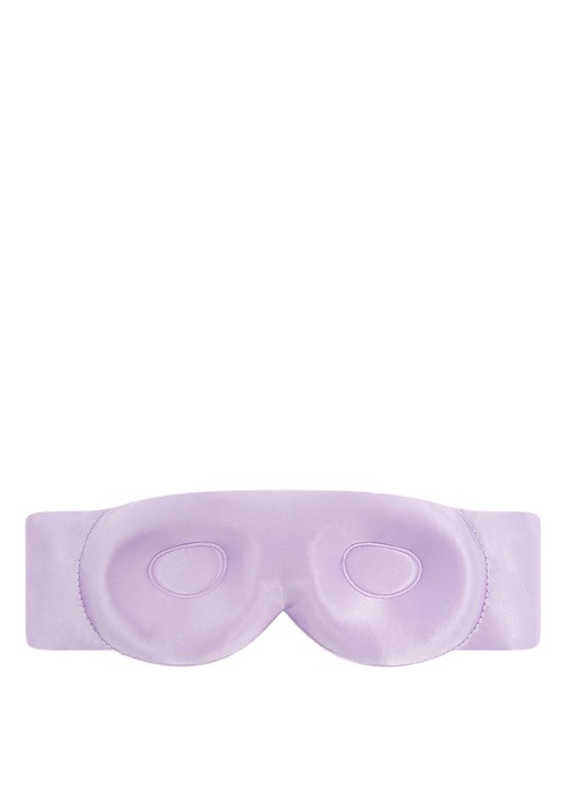 Dore & Rose Deep Sleep Mask - slaapmasker van zijde - detail 3 paars