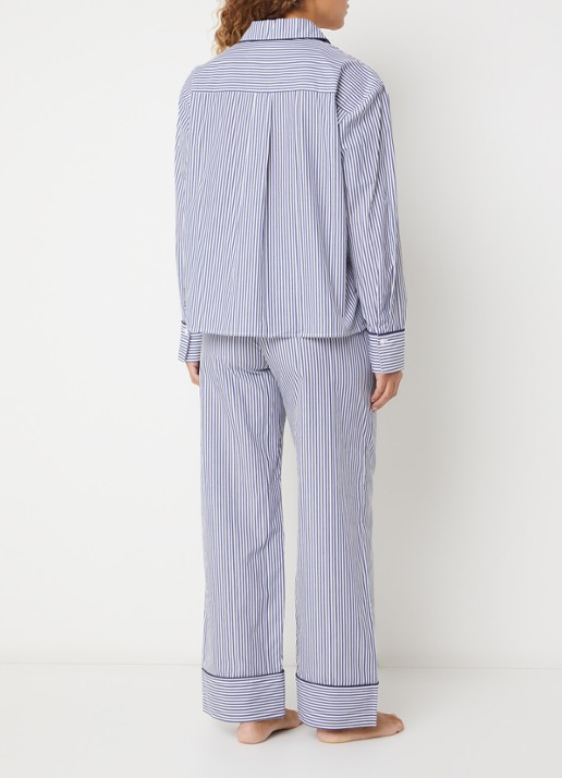 Dore & Rose Pyjamaset van katoen - achterkant 4 donkerblauw