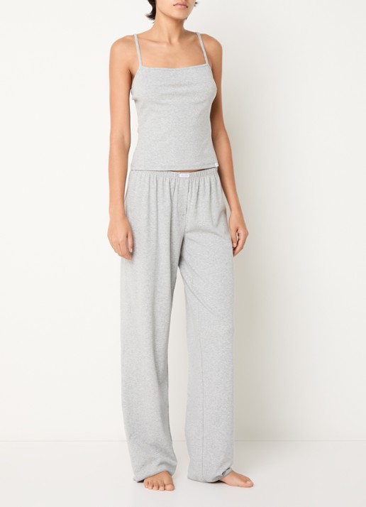 Dore & Rose Pyjamaset van katoen - detail 4 grijs