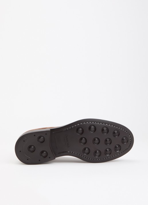 Doucal's Chukka Visone veterschoen van kalfssuède - detail 2 bruin