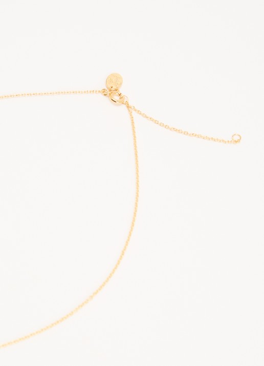 DPT Antwerp Blessed diamanten ketting verguld - detail 4 goud