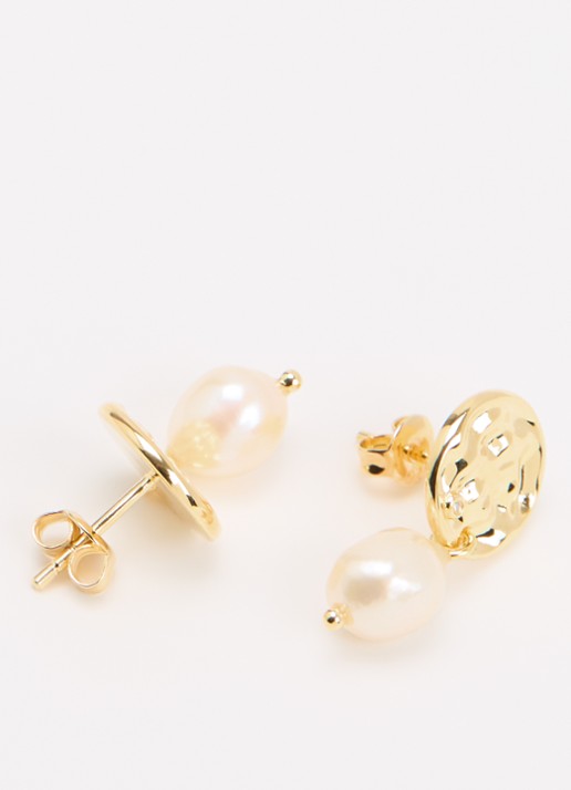 DPT Antwerp Coco oorstekers verguld - detail 3 goud