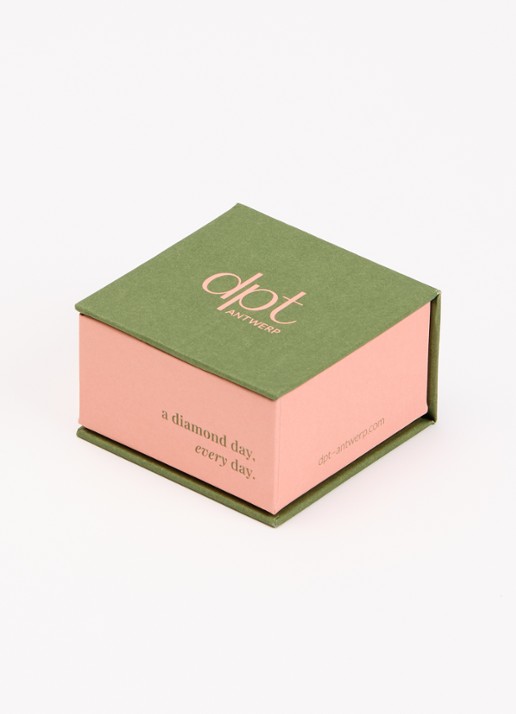 DPT Antwerp Ever diamanten ring verguld - detail 4 goud