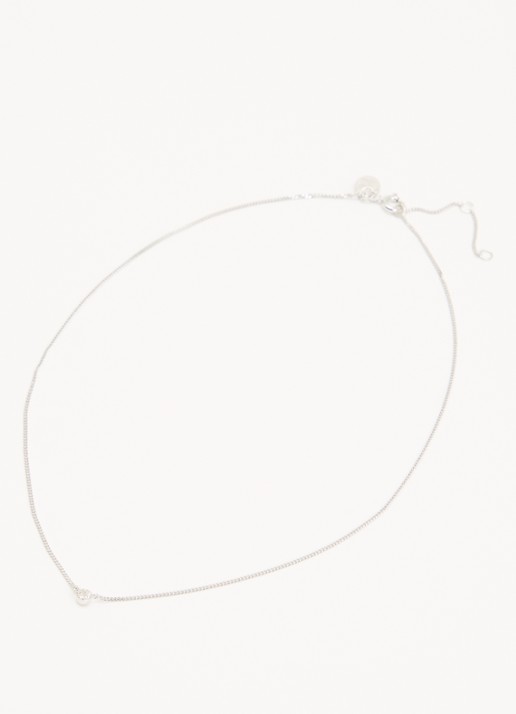 DPT Antwerp First Diamond ketting van zilver - detail 3 zilver