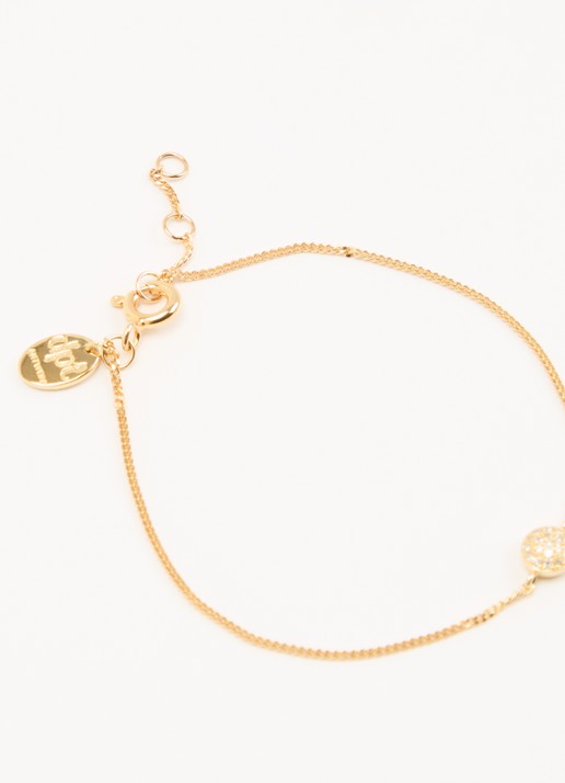DPT Antwerp Galaxy diamanten armband verguld - detail 3 goud