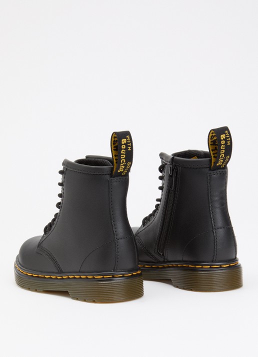 Dr. Martens 1460 Wildhorse veterboot van leer - achterkant 4 zwart