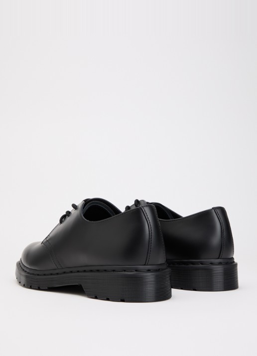 Dr. Martens 1461 veterschoen van leer - achterkant zwart