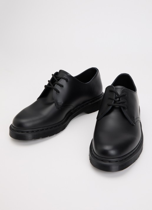 Dr. Martens 1461 veterschoen van leer - detail 3 zwart