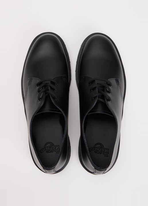 Dr. Martens 1461 veterschoen van leer - detail 4 zwart