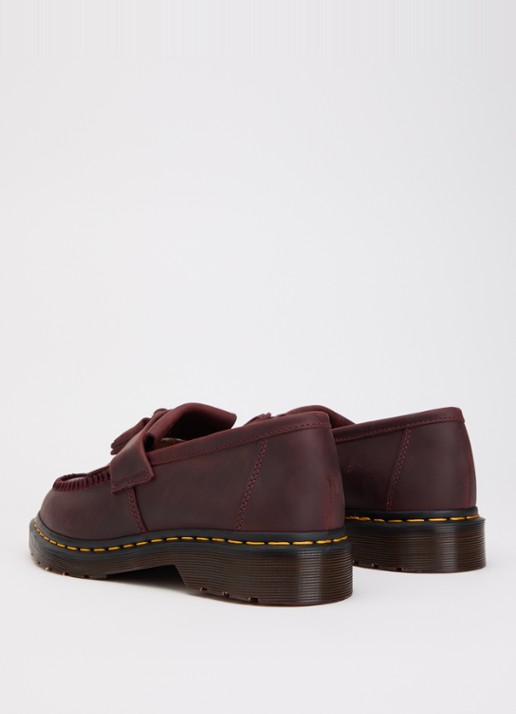 Dr. Martens Adrian loafer van leer - achterkant 5 bordeauxrood