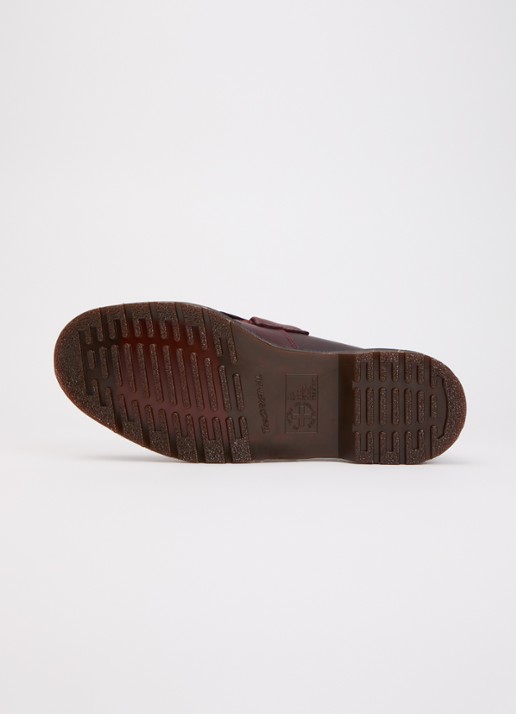 Dr. Martens Adrian loafer van leer - detail 4 bordeauxrood