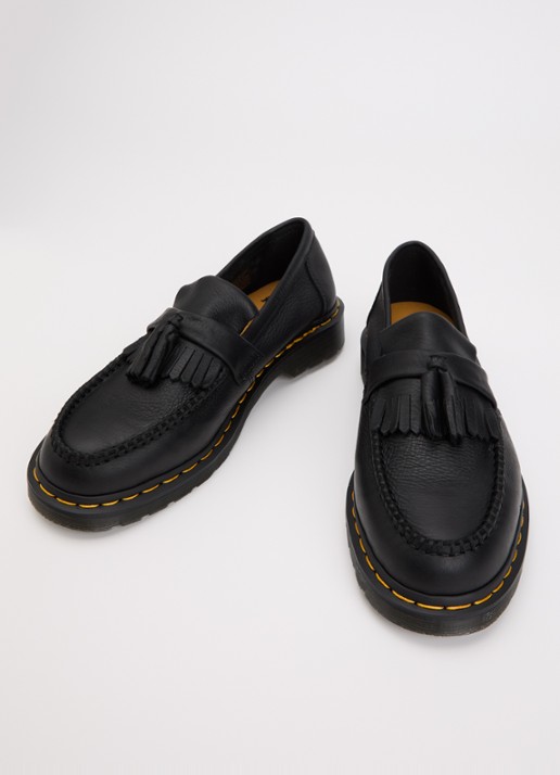 Dr. Martens Adrian loafer van leer - detail 2 zwart
