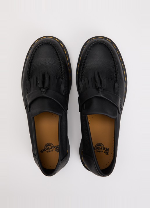 Dr. Martens Adrian loafer van leer - detail 3 zwart