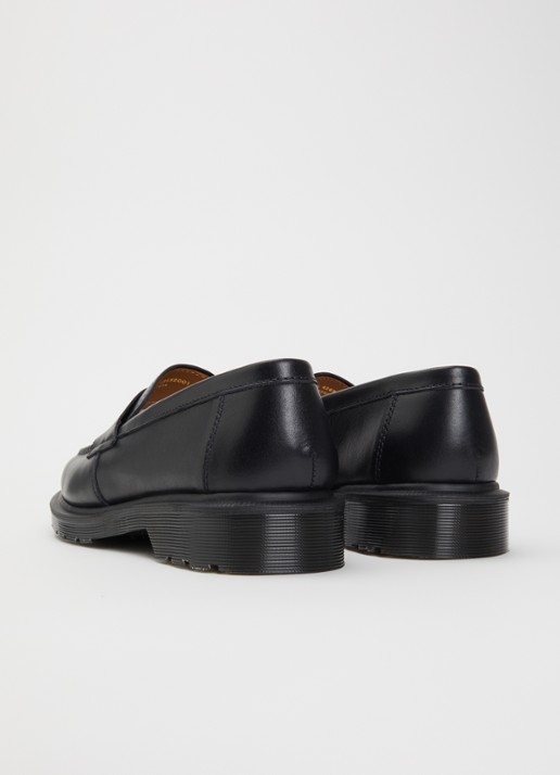 Dr. Martens Delapre loafer van kalfsleer - achterkant 5 zwart
