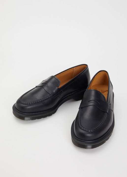 Dr. Martens Delapre loafer van kalfsleer - detail 2 zwart