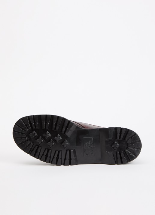 Dr. Martens Lowell Chukka veterboot van leer - detail 4 bordeauxrood