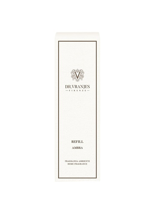 Dr. Vranjes Firenze Ambra navulling voor geurstokjes 500 ml - voorkant 2 transparant