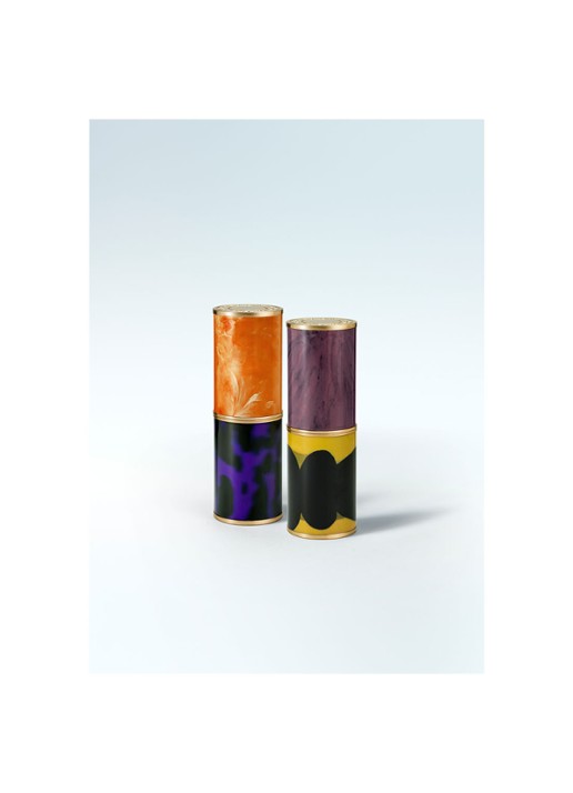 Dries Van Noten Lipstick Case - lege lipstick huls - detail 2 amethyst shadow