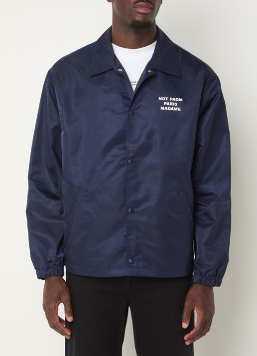 Drôle de Monsieur Jack met front- en backprint - achterkant 4 donkerblauw
