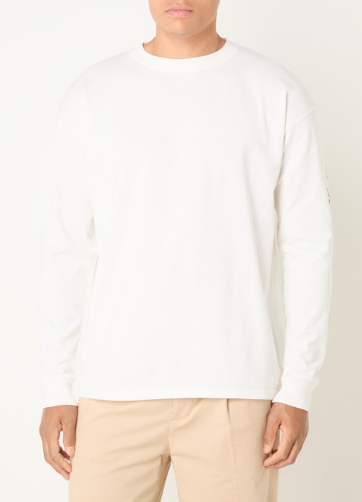 Drôle de Monsieur Longsleeve met ronde hals