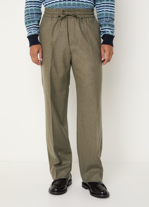 Drôle de Monsieur Straight fit pantalon met steekzakken