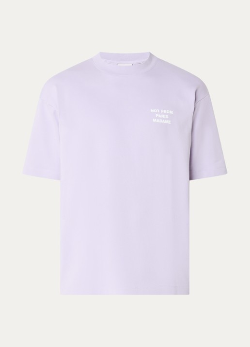 Drôle de Monsieur T-shirt met front- en backprint